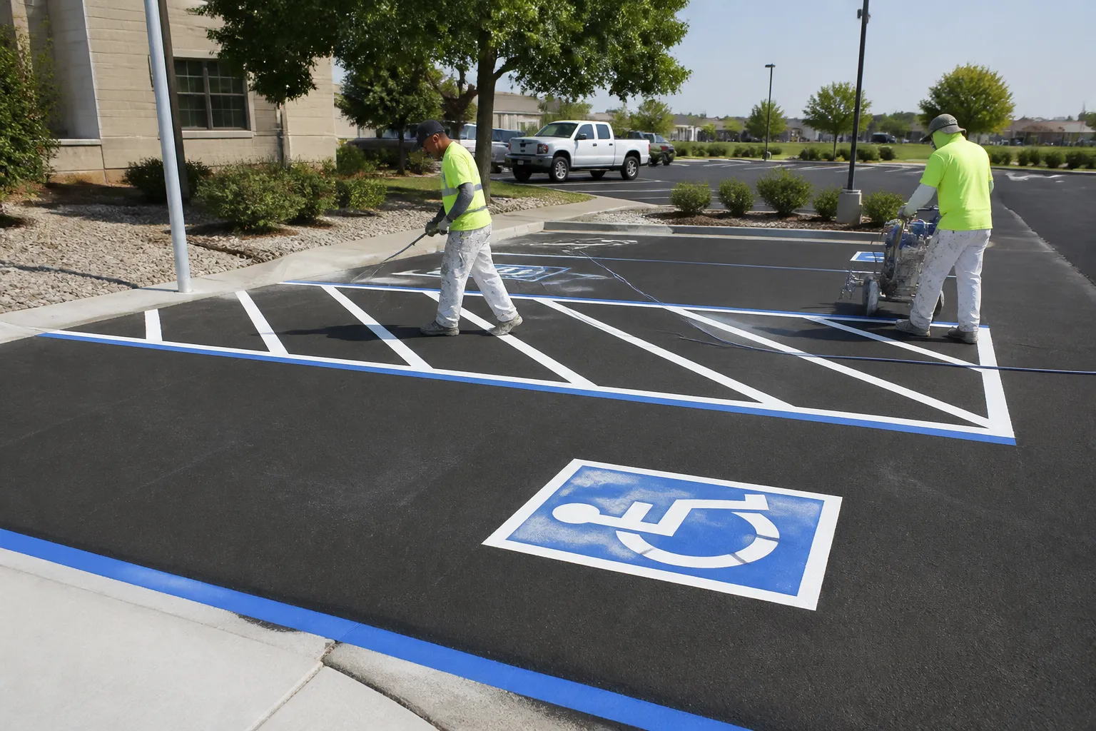 ADA Compliant Striping