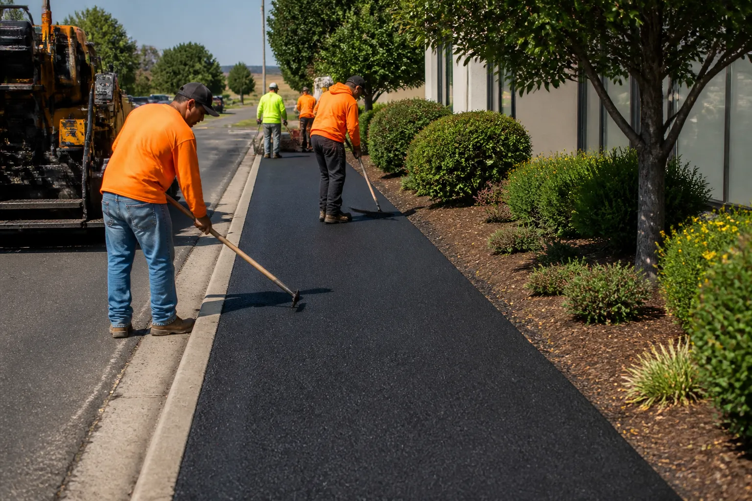 Asphalt Sidewalk Installation