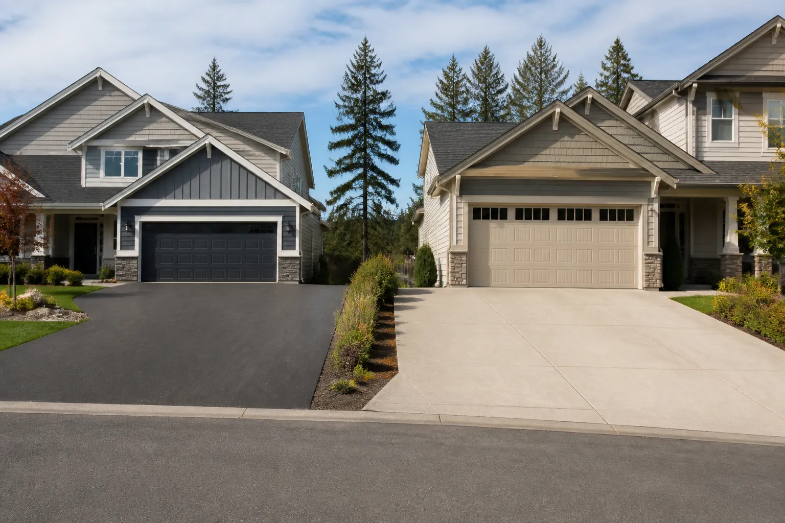Asphalt vs. Concrete Driveways in Kennewick, WA