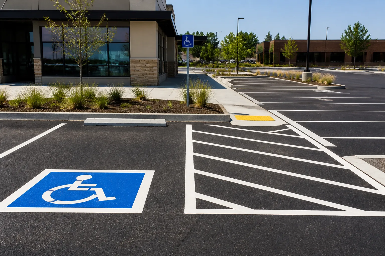 Parking Lot Striping Requirements: ADA Spaces, Fire Lanes and More