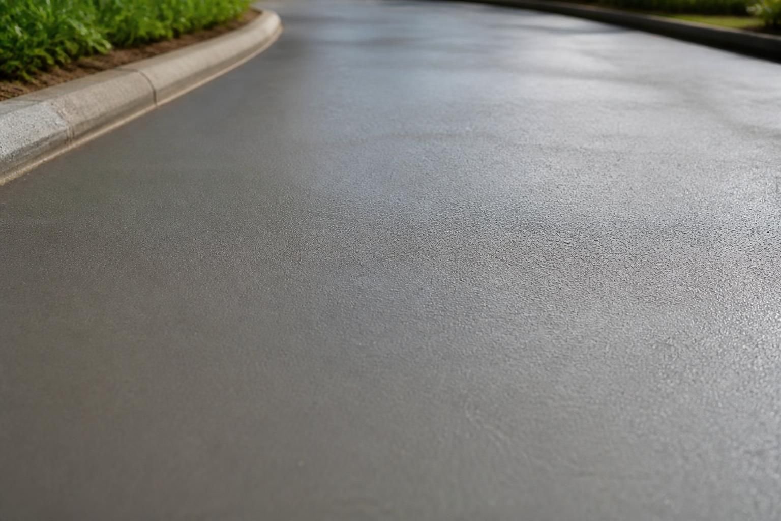 Smooth slurry coated pavement with even texture