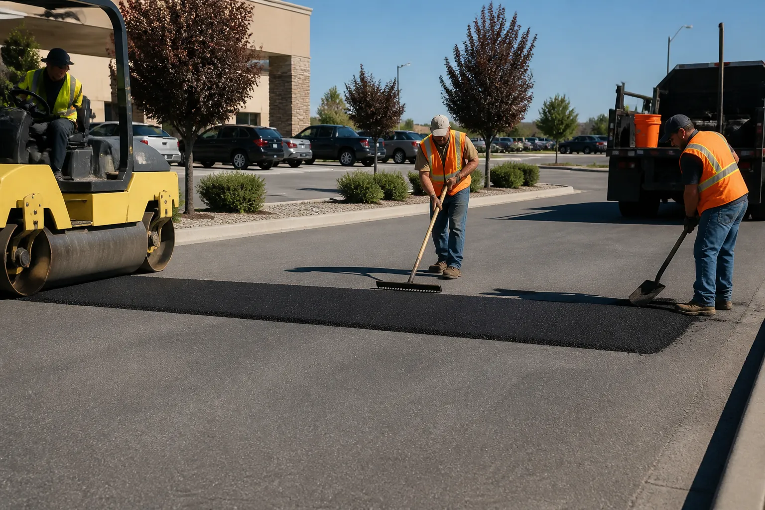 Speed Bump Installation in Kennewick