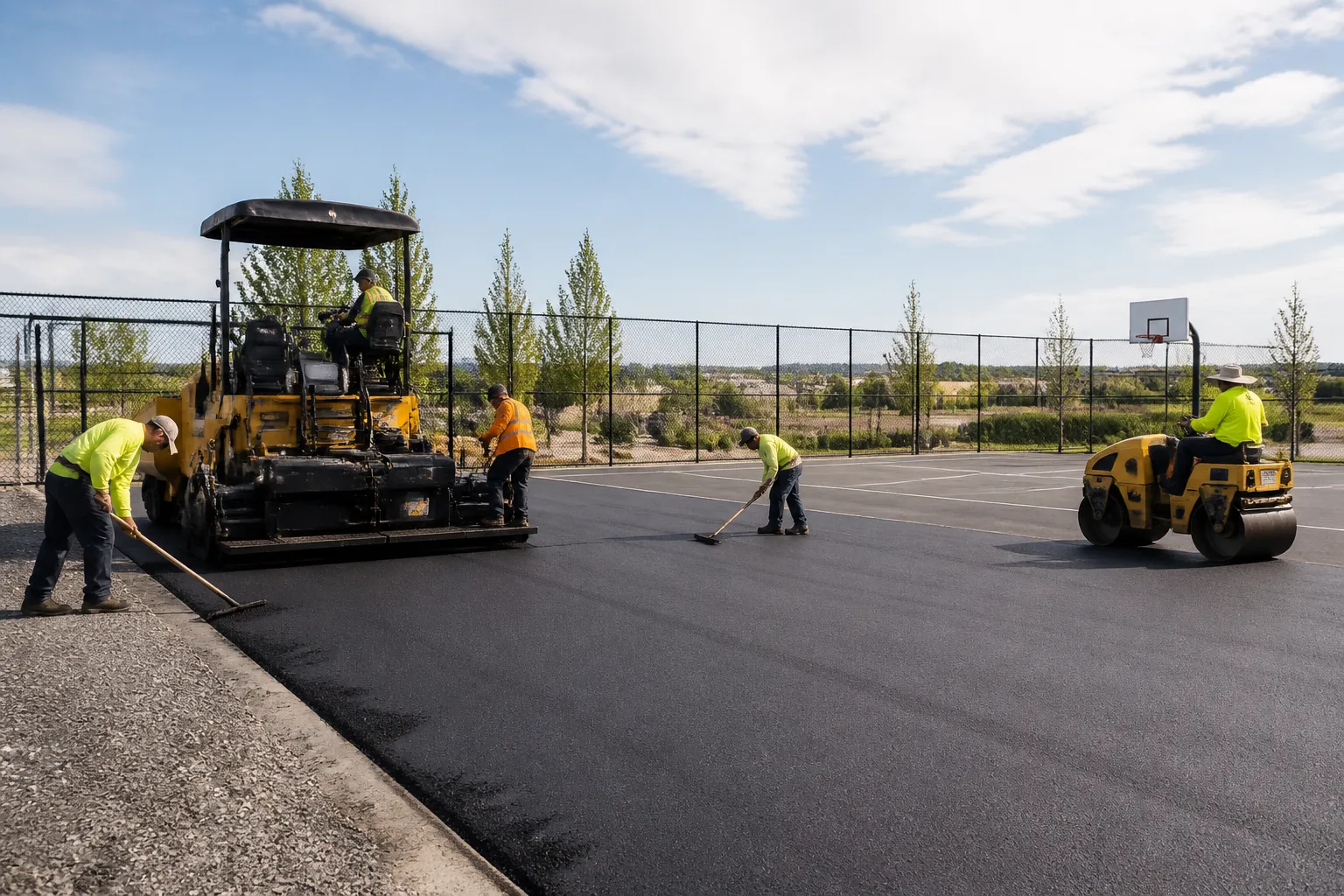 Sports Court Paving