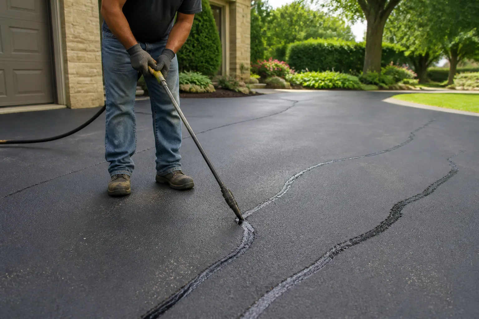 Whitstran Asphalt Crack Filling
